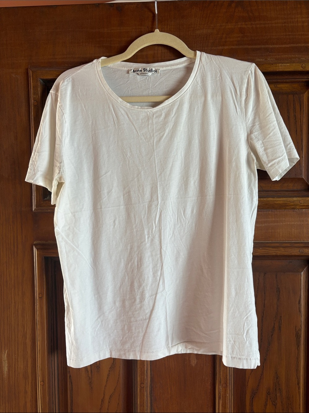 Acne Studios Off-White Short Sleeve Crew Tee